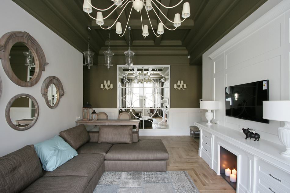 Apartment design 56 sq. m. in the style of modern classics