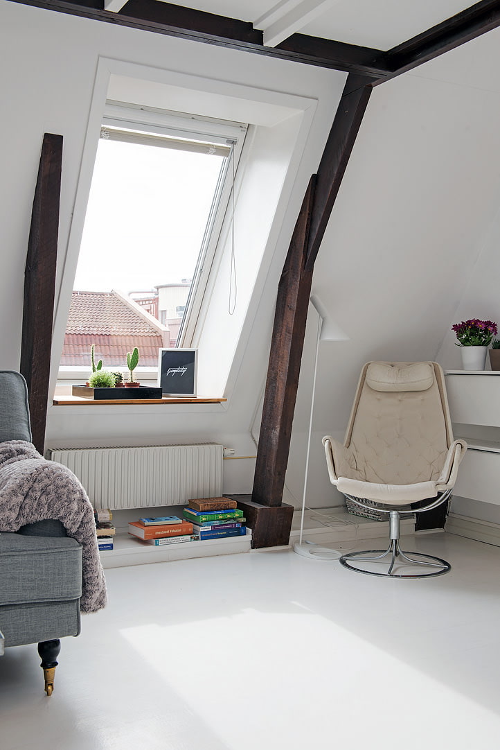 Attic apartment design Attic apartment design