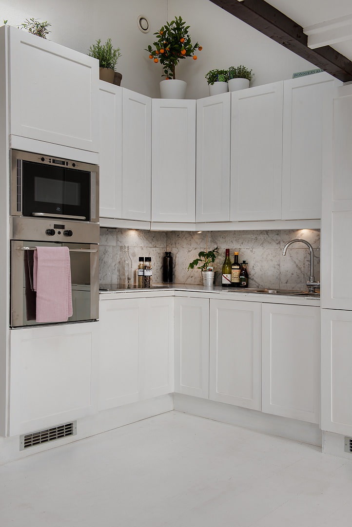 kitchen in an attic apartment kitchen in an attic apartment
