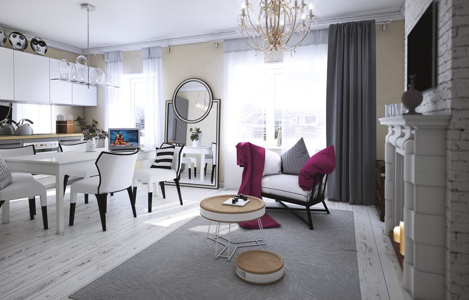 apartment in modern classic style apartment in modern classic style