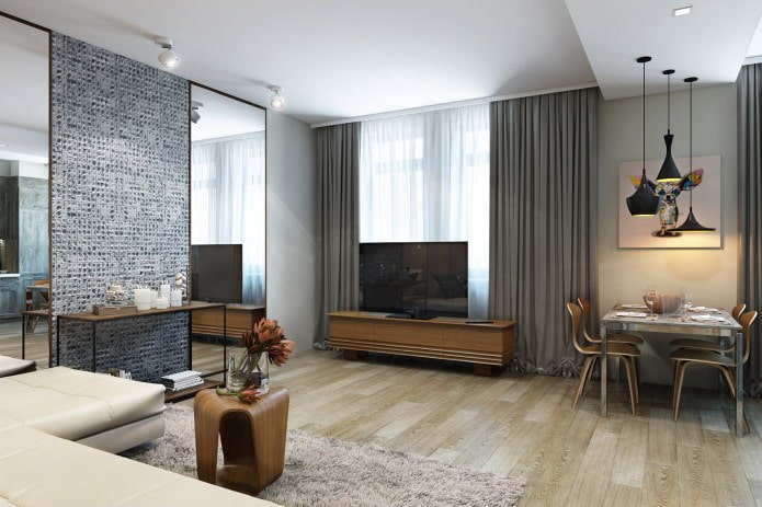 apartment design 67 sq. m.