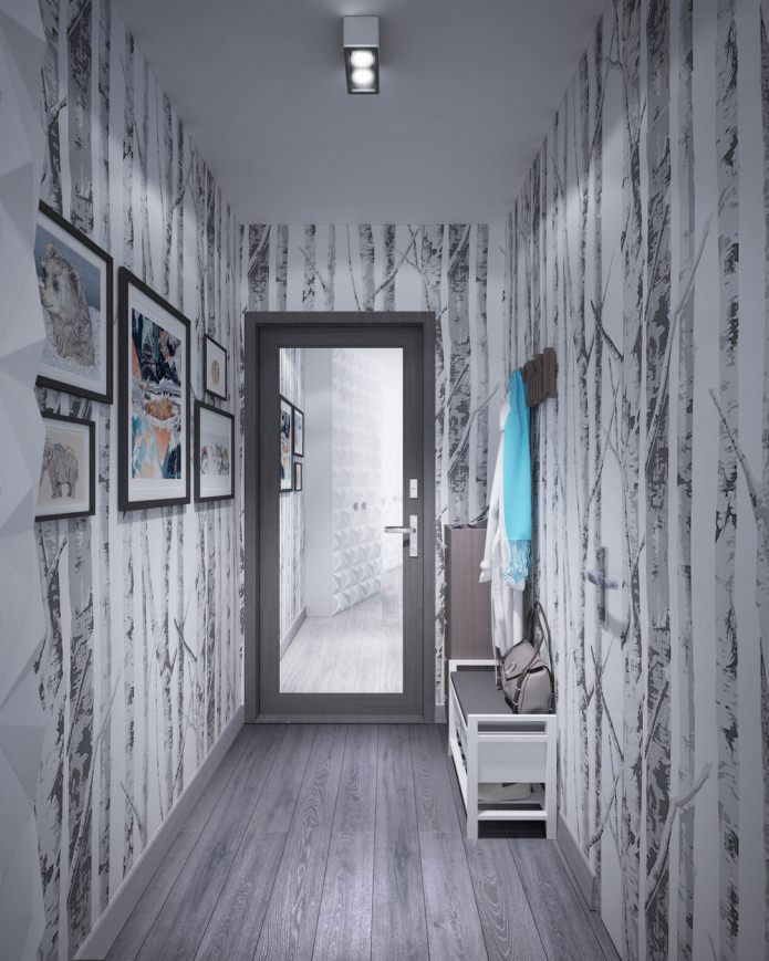 entrance hall in the interior of the apartment 34 sq. m. entrance hall in the interior of the apartment 34 sq. m.