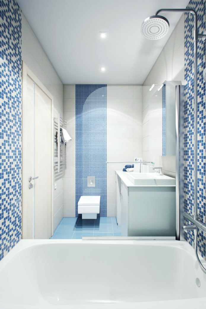 bathroom in the design of a two-room apartment in a panel house bathroom in the design of a two-room apartment in a panel house