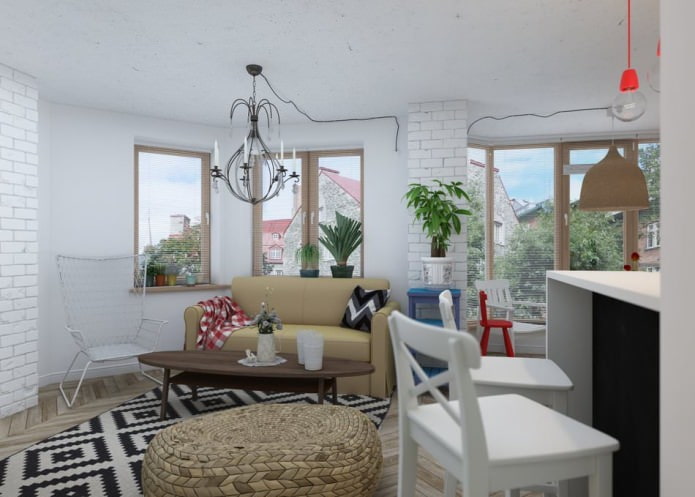 interior of a 2-room apartment interior of a 2-room apartment