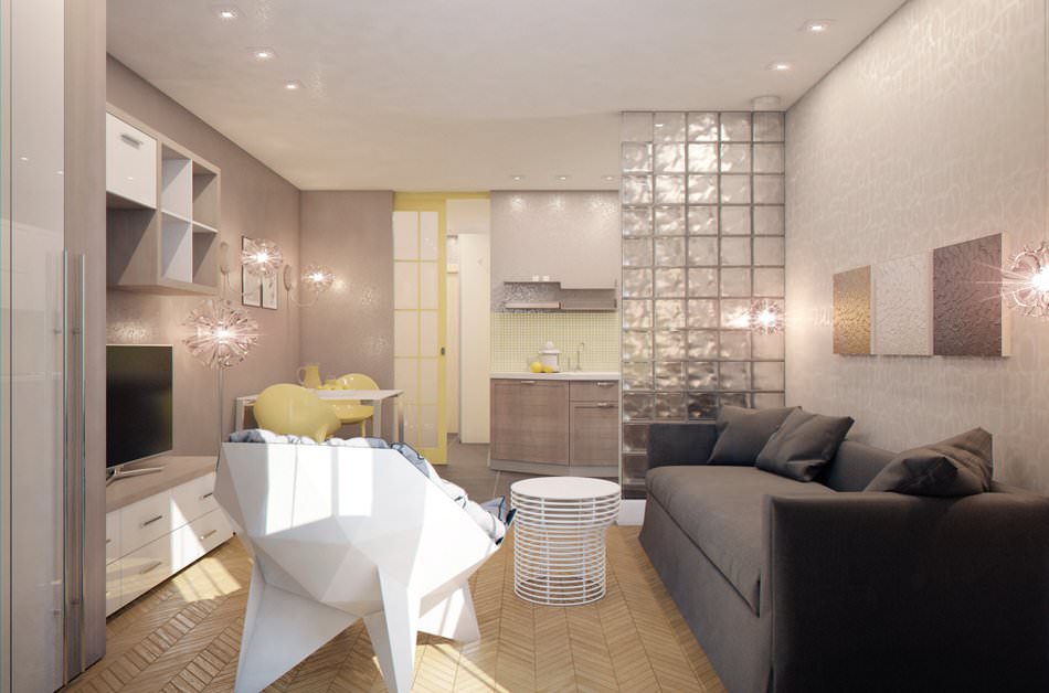 Design studio apartment 28 sq. m. Design studio apartment 28 sq. m.