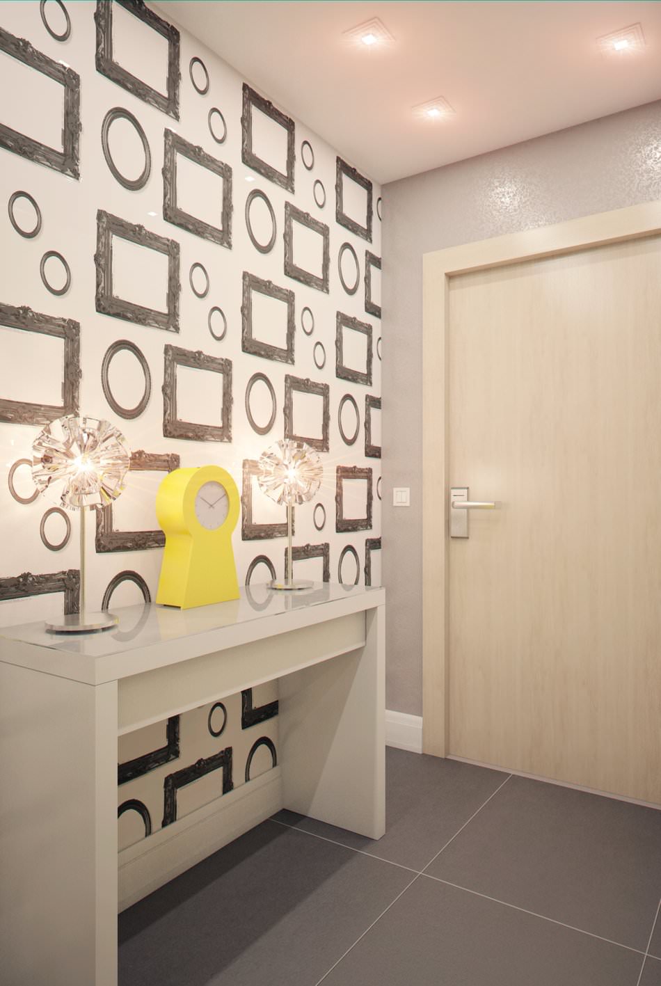 the interior of a small studio apartment of 28 sq. m. the interior of a small studio apartment of 28 sq. m.