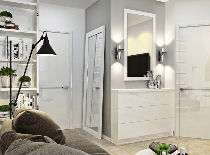 hallway in the living room