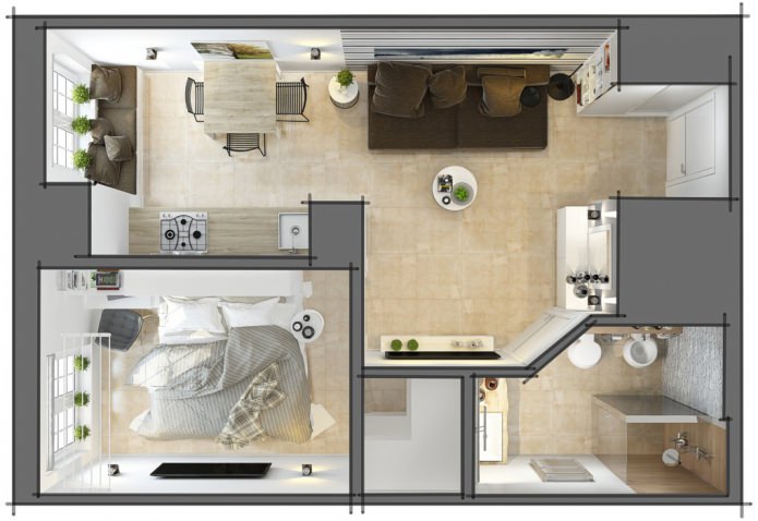 layout of a small kopeck piece