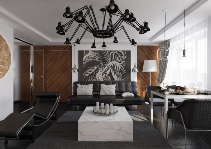 the interior of the apartment is 54 sq. m. the interior of the apartment is 54 sq. m.