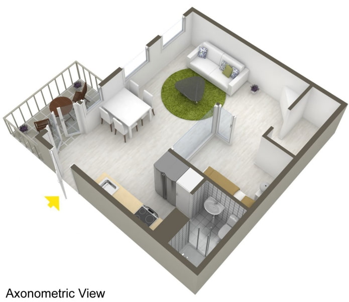 layout of a studio apartment 34 sq. m. layout of a studio apartment 34 sq. m.