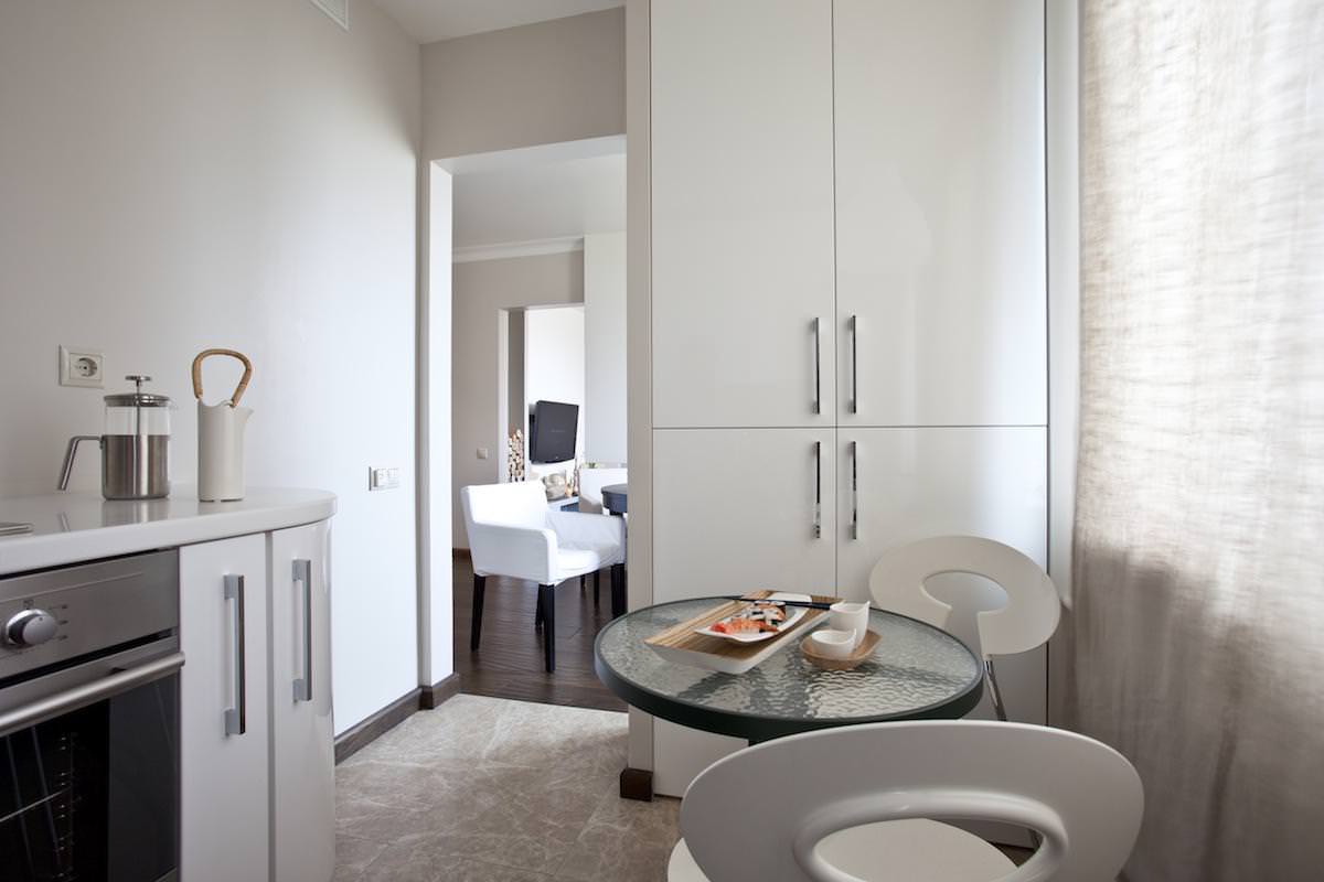 kitchen with a small table