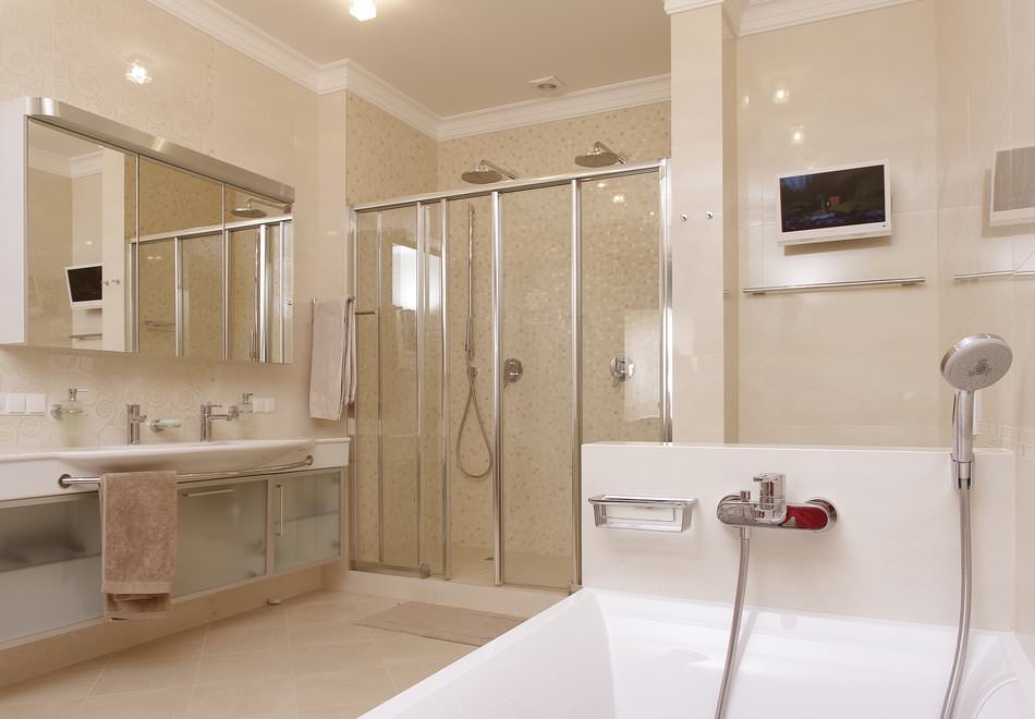 Modern apartment interior design in the style of minimalism Modern apartment interior design in the style of minimalism