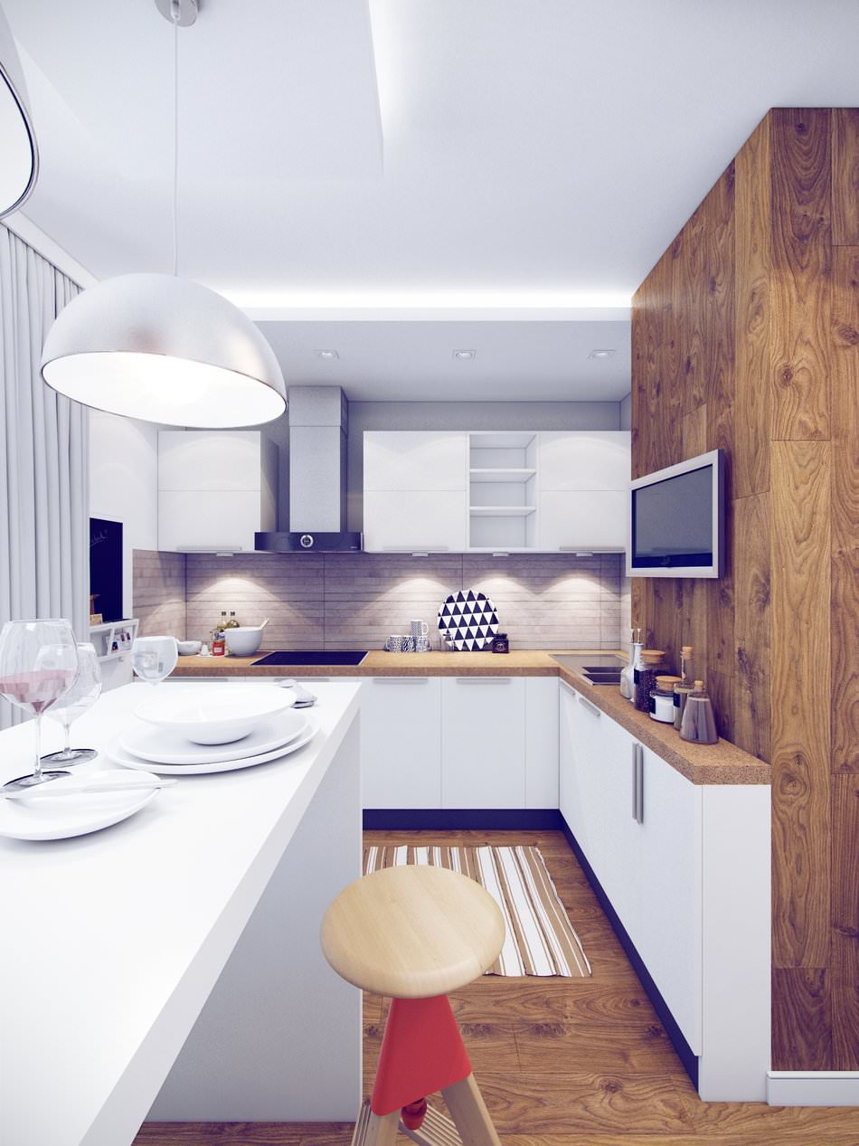 kitchen in a two-room