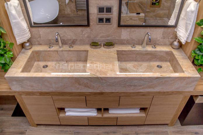 marble sinks in large bathroom design marble sinks in large bathroom design