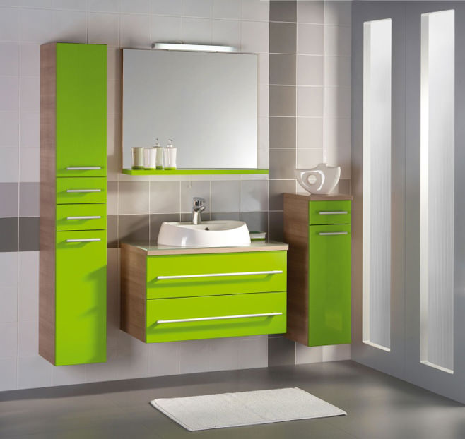 green bathroom design