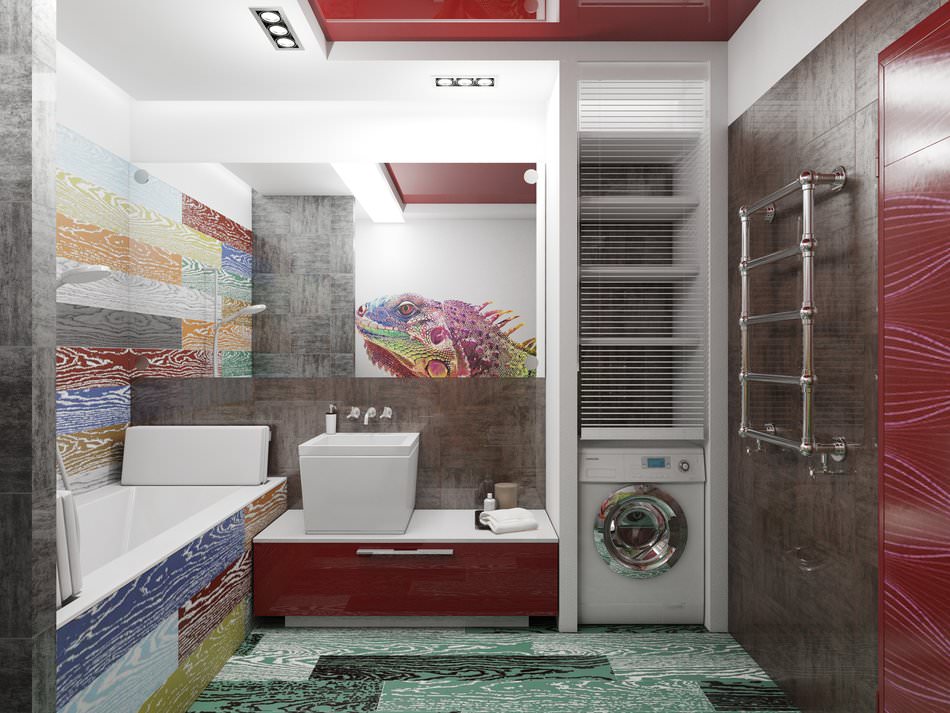 Unusual bathroom design