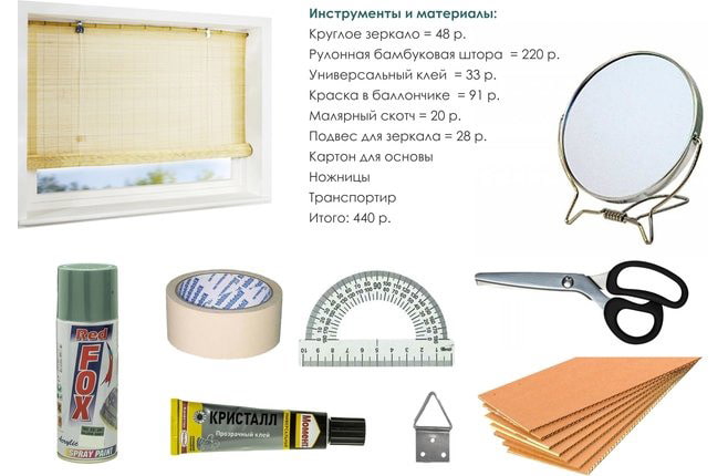 DIY sun mirror DIY sun mirror