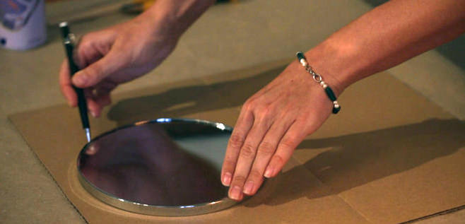 DIY sun mirror DIY sun mirror