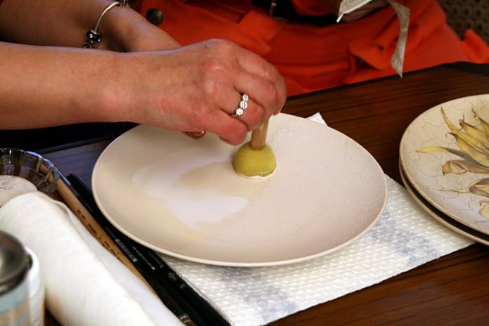 decor plates decoupage