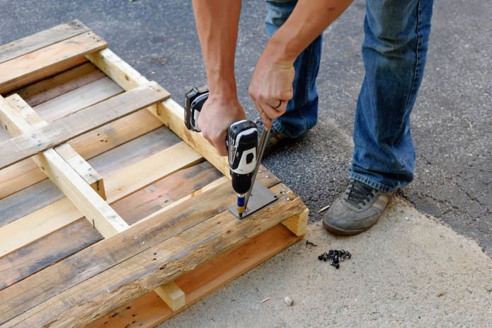 pallet table pallet table