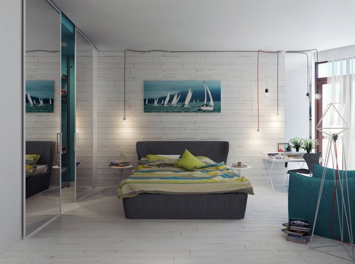 bedroom in nautical style