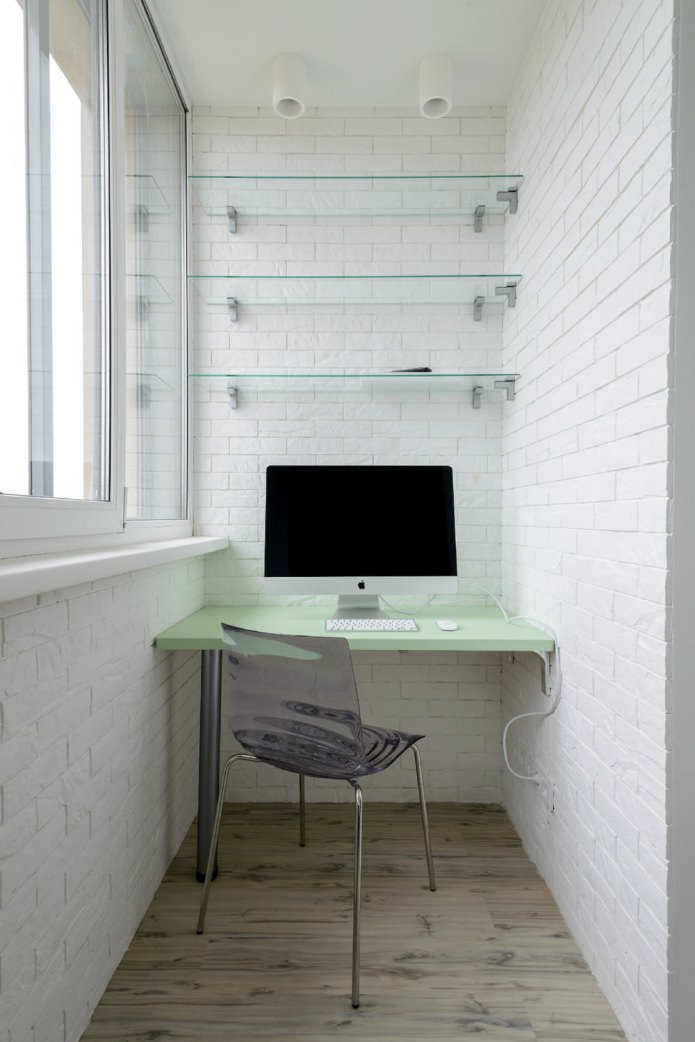 cabinet on the balcony