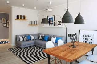 Modern design project for an apartment of 90 sq. m.