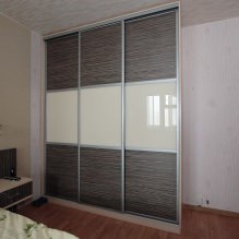 Options for the design of the facades of the doors of the wardrobe-6