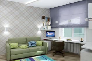 Methods for attaching Roman blinds, design and mechanism