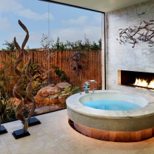 Biofireplace in the interior: types, device, body decoration, design and decor-2