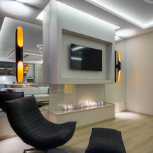 Biofireplace in the interior: types, device, body decoration, design and decor-5