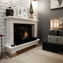 Biofireplace in the interior: types, device, body decoration, design and decor-8