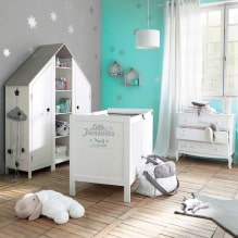 Children's room in turquoise colors: features, photo-13