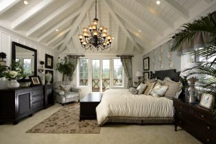 Bedroom design in the English style: features, photos