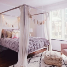 Bedroom interior decoration in pastel colors-2