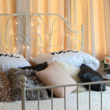 Garland in the interior: design options, photo-4