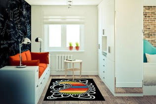 Design of a corner one-room apartment of 32 sq. m.