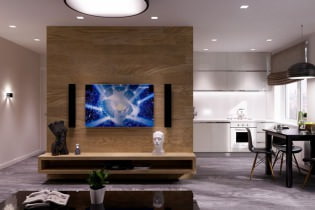 Modern design of a one-room apartment-Khrushchev 30 sq. m.