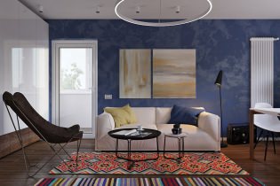 Apartment design 31 sq. m. in a panel house