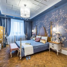 The choice of wallpaper for the bedroom: design, photo, combination options-3