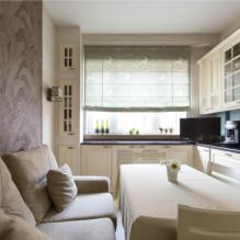 How to choose wallpaper for a small kitchen? -7