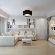 Modern corner sofas in the interior of the living room-4