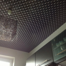 Design options for stretch ceilings in the kitchen-6