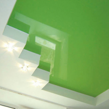 Design options for stretch ceilings in the kitchen-18