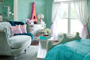 Tiffany color in the interior: a stylish shade of turquoise in your home