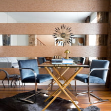 Mirror tiles in the interior: design features, photo-3