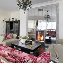 Mirror tiles in the interior: design features, photo-10