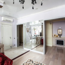 Mirror tiles in the interior: design features, photo-11