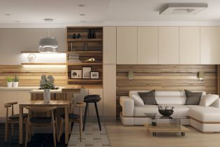 Design of a kitchen-living room in an apartment: 7 modern projects