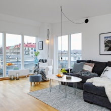 Interior design with panoramic windows-12